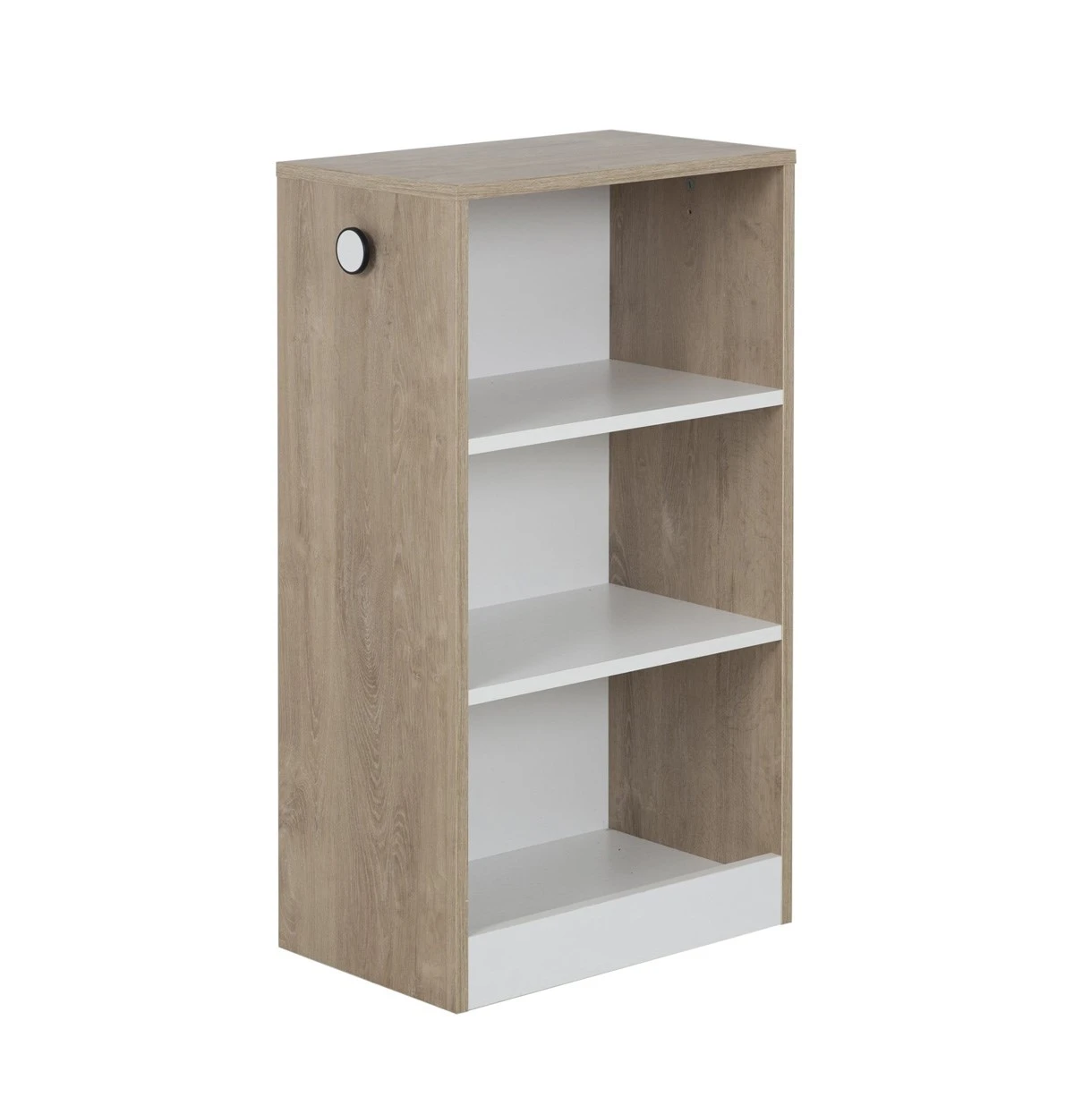 Boekenkast Marcel - Eik + Wit