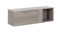 Muurelement Boston - Lichtgrijze Eik