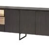 Dressoir Portofino - Zwart - 214cm