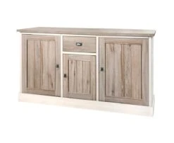 Dressoir York - Lariks + Kristal Eik (front) - 171cm + Hoogte 90cm