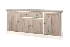 Dressoir York - Lariks + Kristal Eik - 215cm + Hoogte 90cm