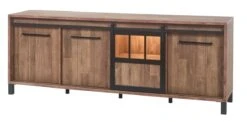 Dressoir Alcatraz - Oud Teakhout - 237 Cm