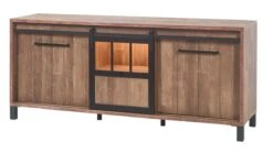 Dressoir Alcatraz - Oud Teakhout - 207 Cm