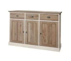 Dressoir York - Lariks + Kristal Eik - 171cm + Hoogte 111cm