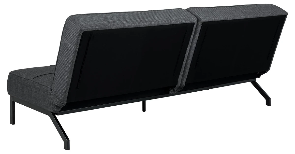 Slaapbank Perugia - Fabric Dark Grey - Afbeelding 2