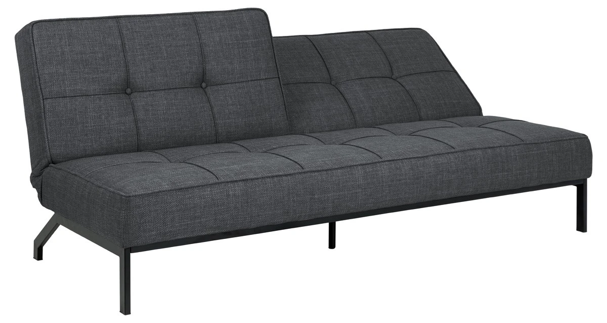 Slaapbank Perugia - Fabric Dark Grey - Afbeelding 8