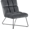 Loungestoel Alba - Dark Grey