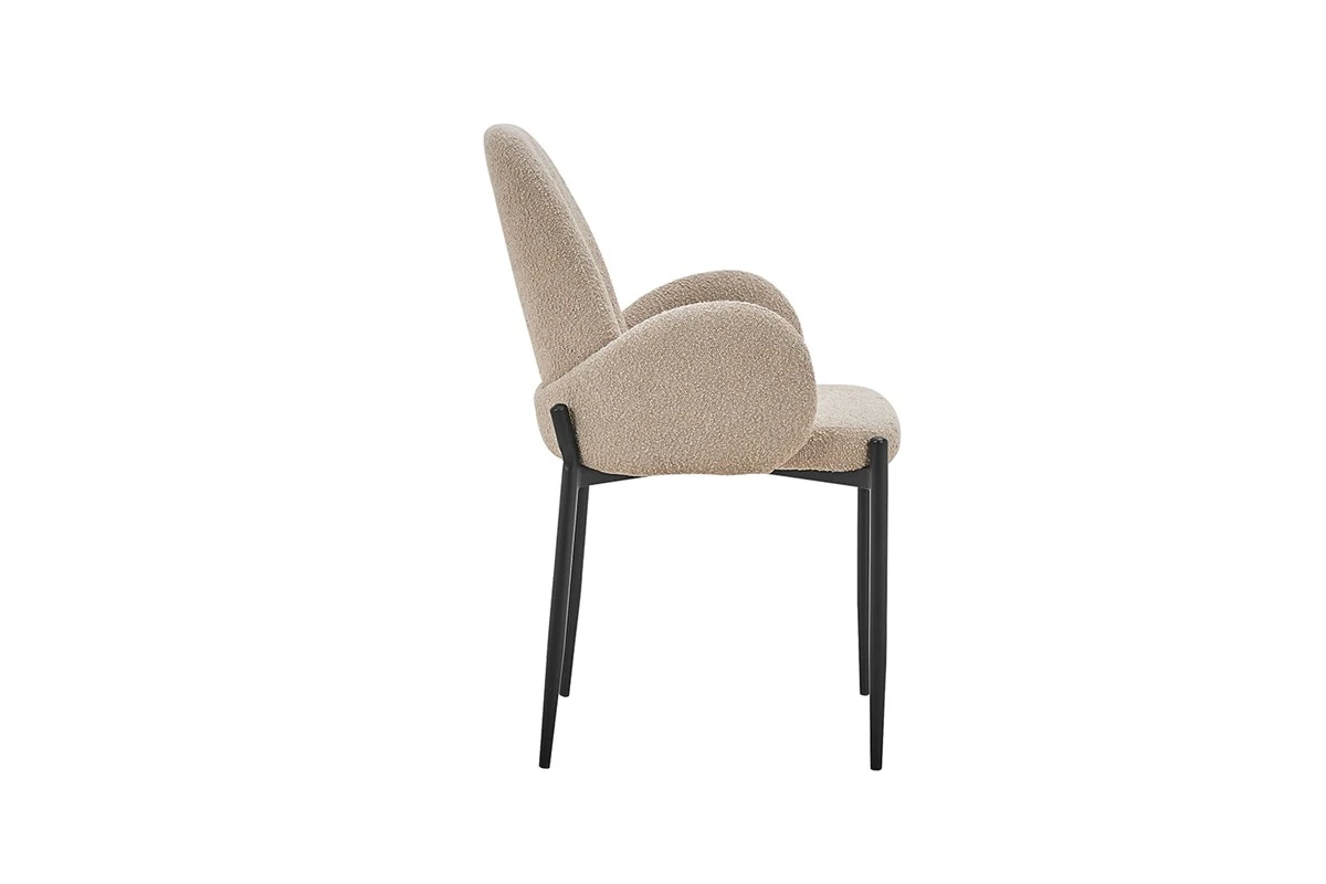 Set Van 2 Stoelen Bilbao - Bouclé Sand - Afbeelding 3