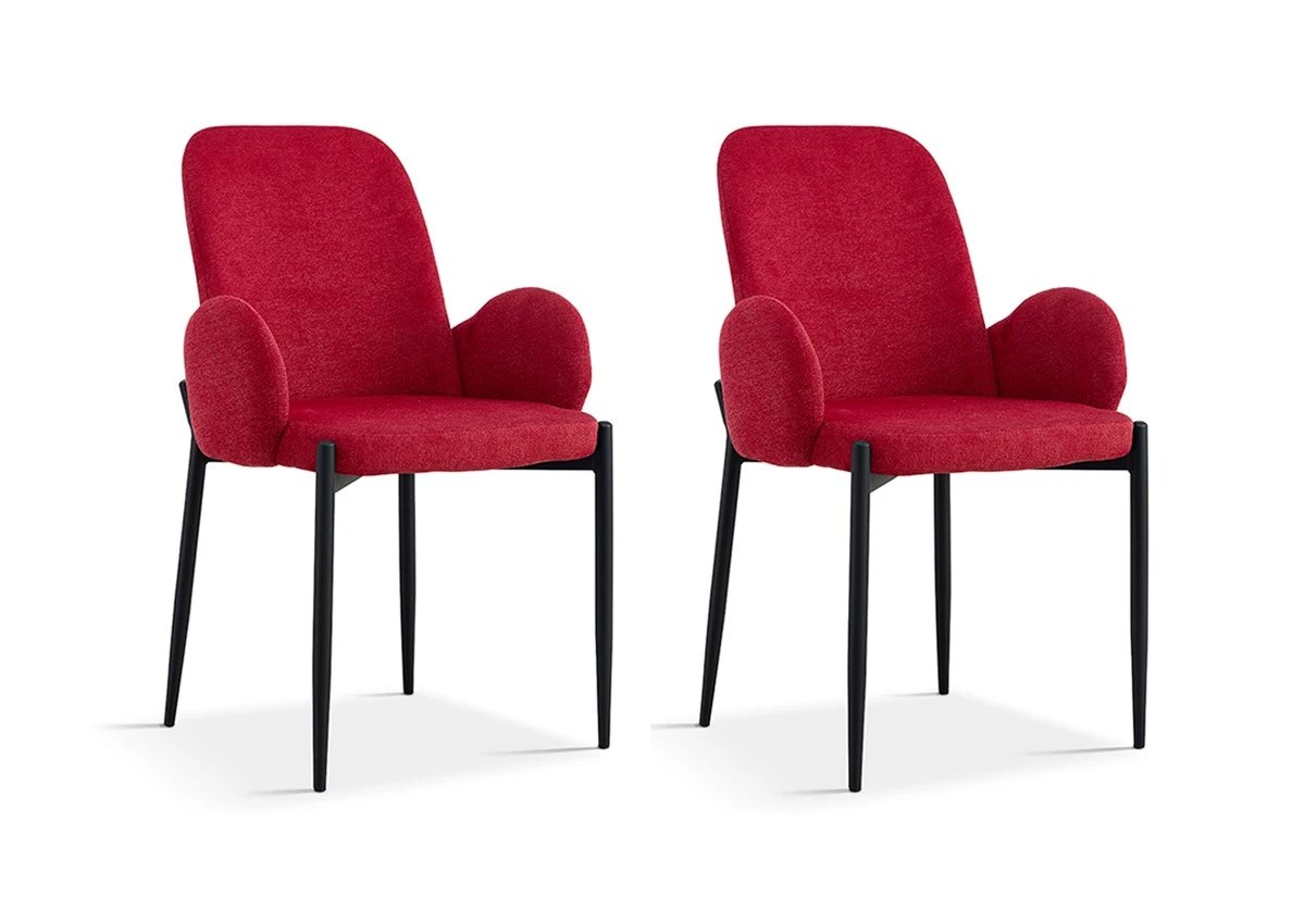 Set Van 2 Stoelen Bilbao - Rood