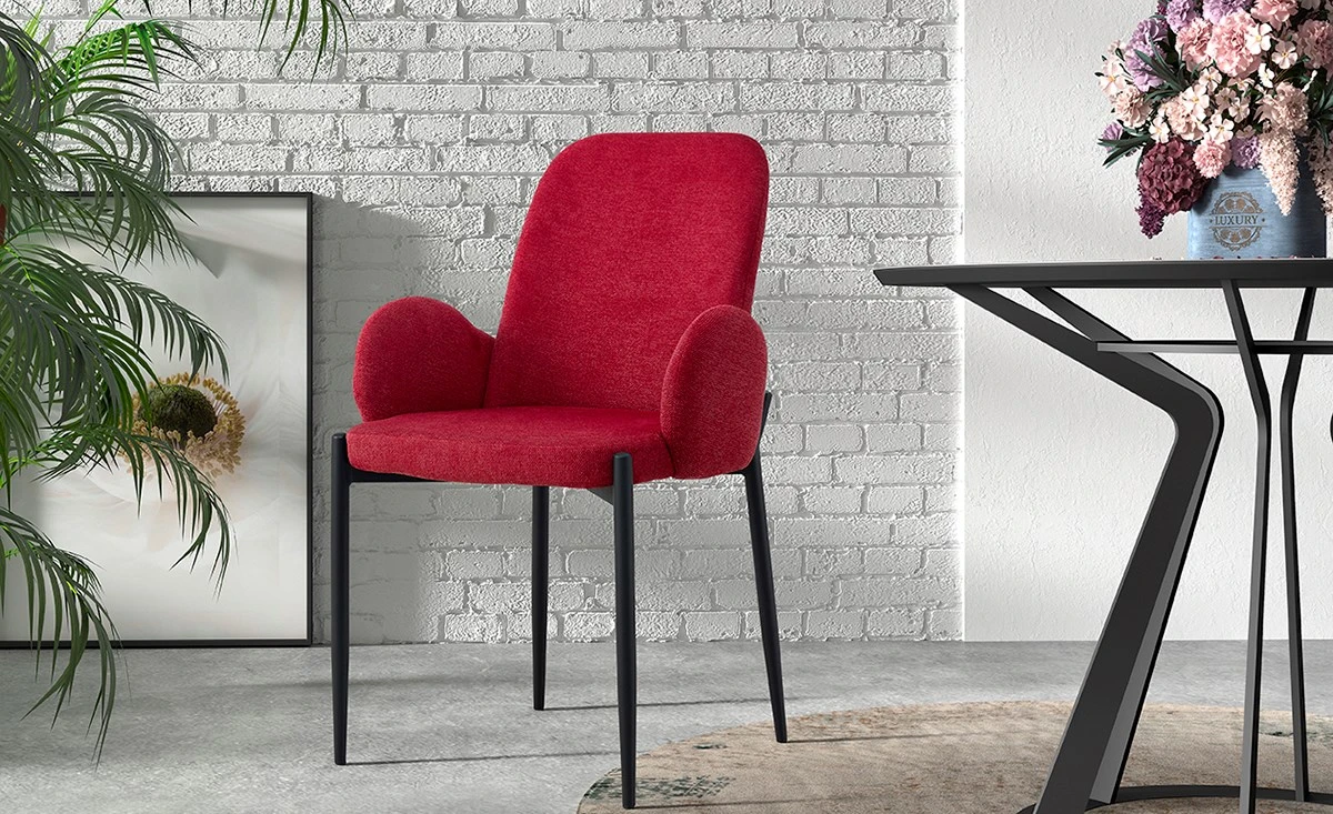 Set Van 2 Stoelen Bilbao - Rood - Afbeelding 2