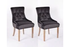 Set Van 2 Stoelen Bristol 9702 - Antiek Poten - Grijs