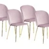 Set Van 4 Stoelen Lena 9010 - Roze