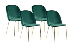 Set Van 4 Stoelen Lena 9010 - Groen