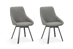 Set Van 2 Draaistoelen Mathias 90040 - Lichtgrijs