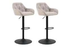 Set Van 2 Barstoelen Brooke - Beige