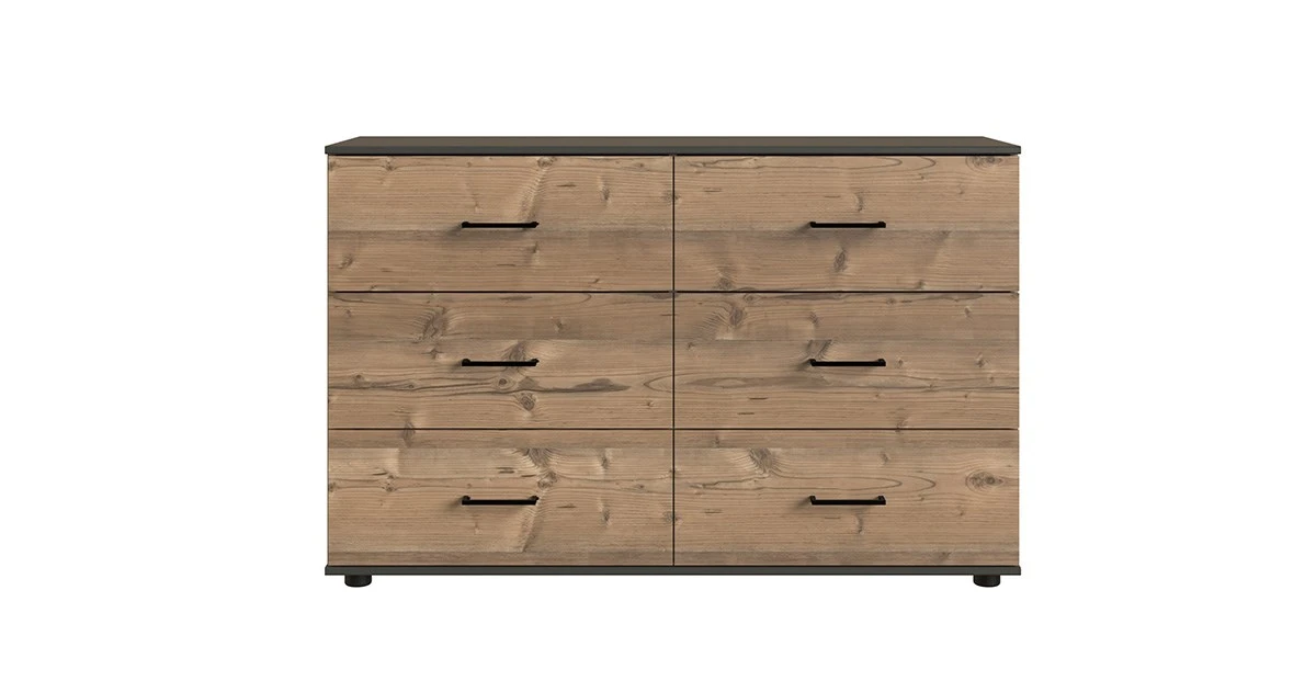 Commode Susan - Silver Fir - 6 Lades