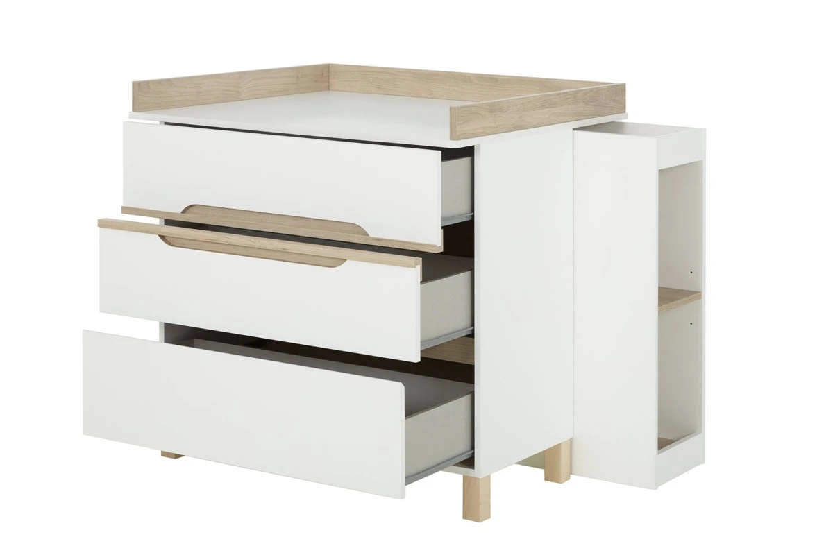 Commode Met Luierplank En Boekenkast Céleste - Afbeelding 2