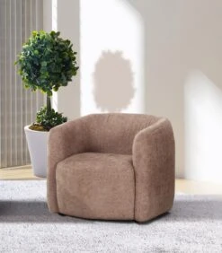 Bijzetzetel Alken - Bruin