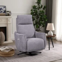 Relaxzetel Pepper - Lichtgrijs