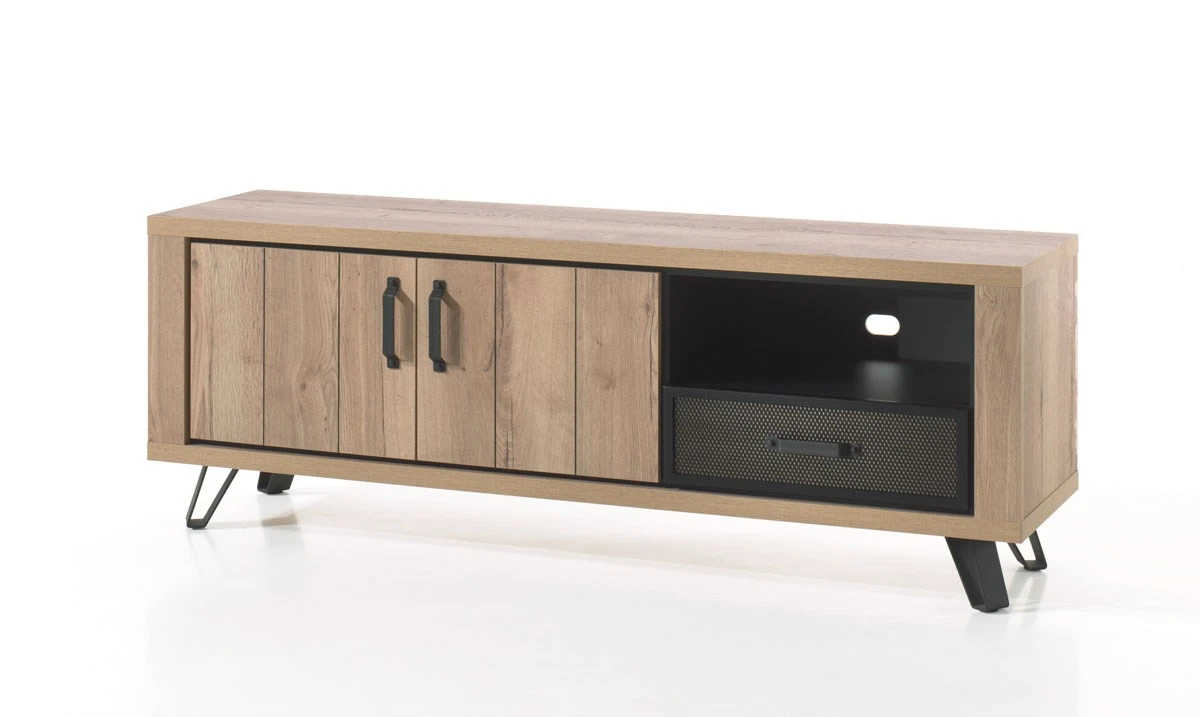 TV Meubel Andes - 2 Deuren + 1 Lade + Nis Rechts