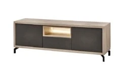 TV Meubel Kwadro - Antraciet - 184cm + Hoogte 64cm