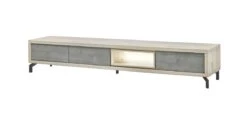 TV Meubel Kwadro - Antraciet - 243cm + Hoogte 42cm