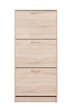 Schoenenkast Mainz - Sonoma Oak - 3 Deuren