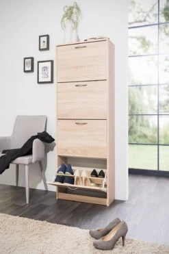 SchoenenkastMainz - Sonoma Oak - 4 Deuren