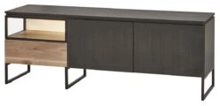TV Meubel Portofino - Zwart - 182cm