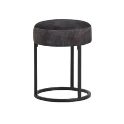 Poef Escabel - Darkgrey - ø 40