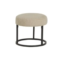 Poef Escabel - Beige - ø 45