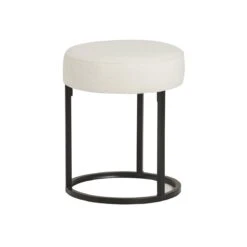 Poef Escabel - Ivory - ø 40