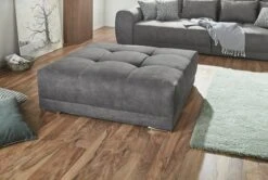 Poef Moldau - Donkergrijs