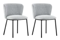 Set Van 2 Stoelen Arthur - Lichtrgrijs