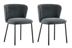 Set Van 2 Stoelen Arthur - Donkergrijs