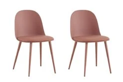 Set Van 2 Stoelen Jasmin - Terracotta