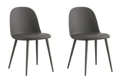 Set Van 2 Stoelen Jasmin - Grijs