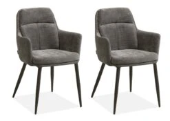 Set Van 2 Stoelen Donna - Ash