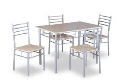 Set Tafel + 4 Stoelen Amelia 5000