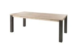 Tafel T23T - Oude Eik + Zwart