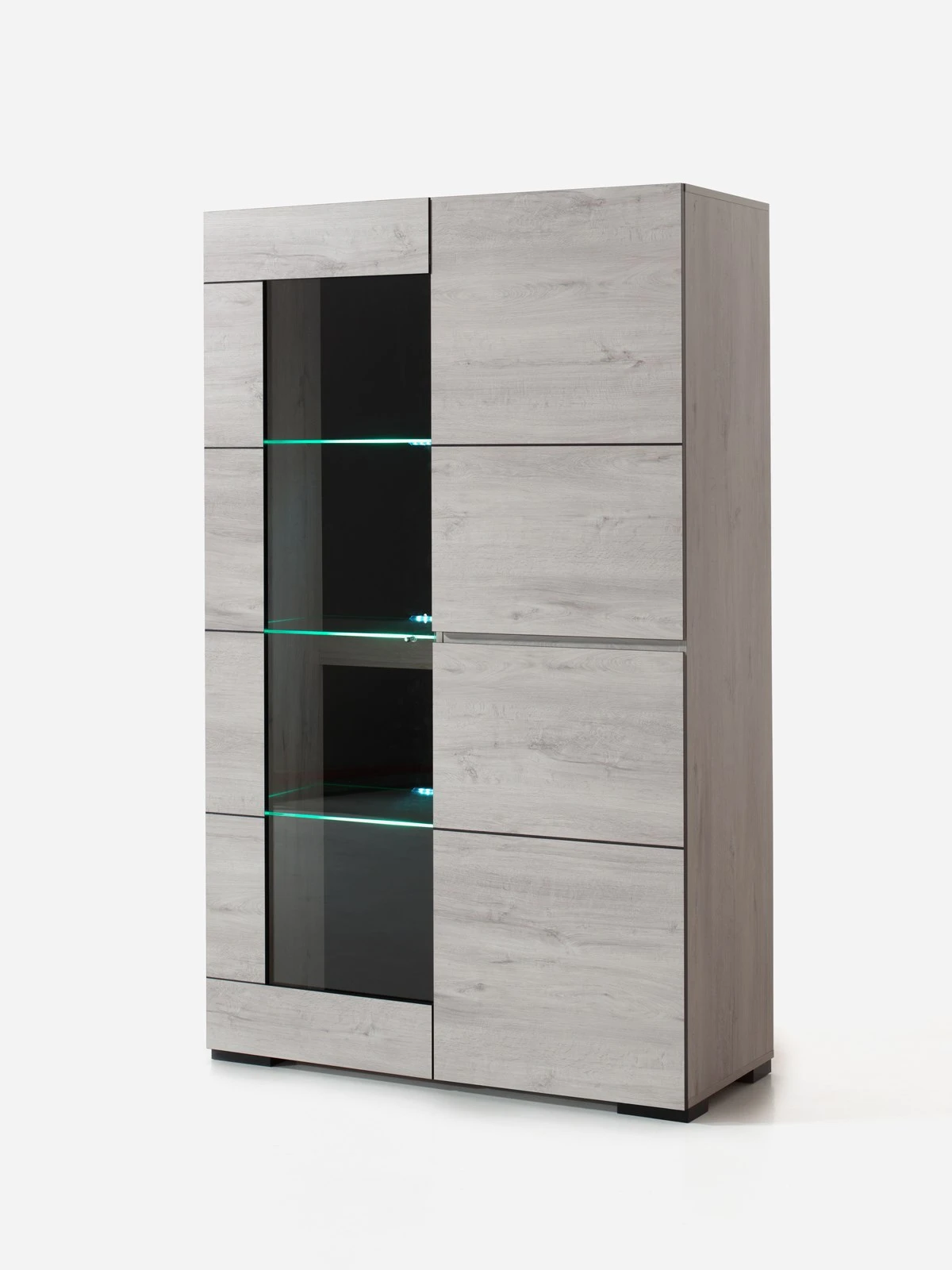 Vitrine 2 Deuren Met Verlichting Elba