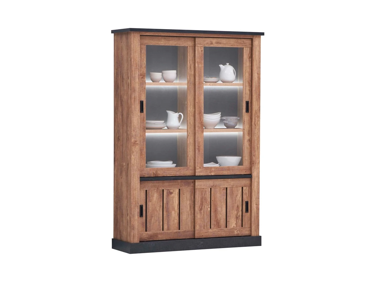 Vitrine Met Verlichting Etienne - 135cm