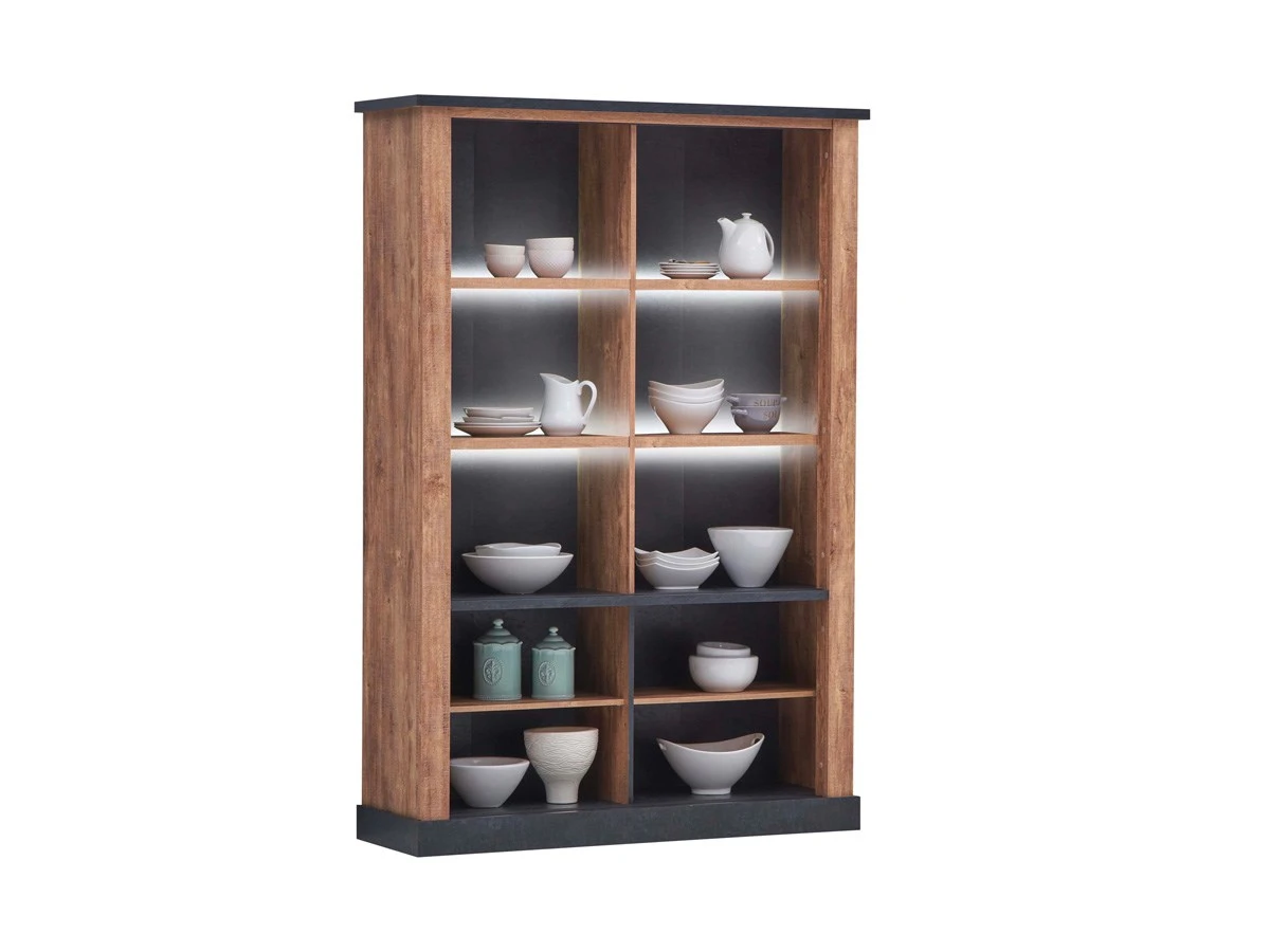 Vitrine Met Verlichting Etienne - 135cm - Afbeelding 2