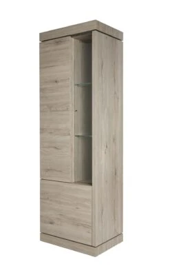 Kolomkast Vitrine Etna - Met Verlichting - Links