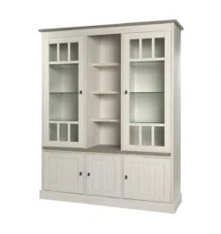 Living Vitrine York - Lariks + Kristal Eik - 171cm