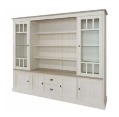 Living Vitrine York - Lariks + Kristal Eik - 259cm