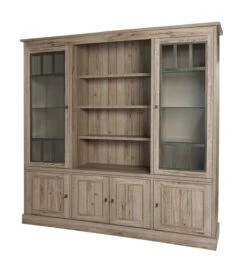 Living Vitrine York - Kristal Eik - 215cm